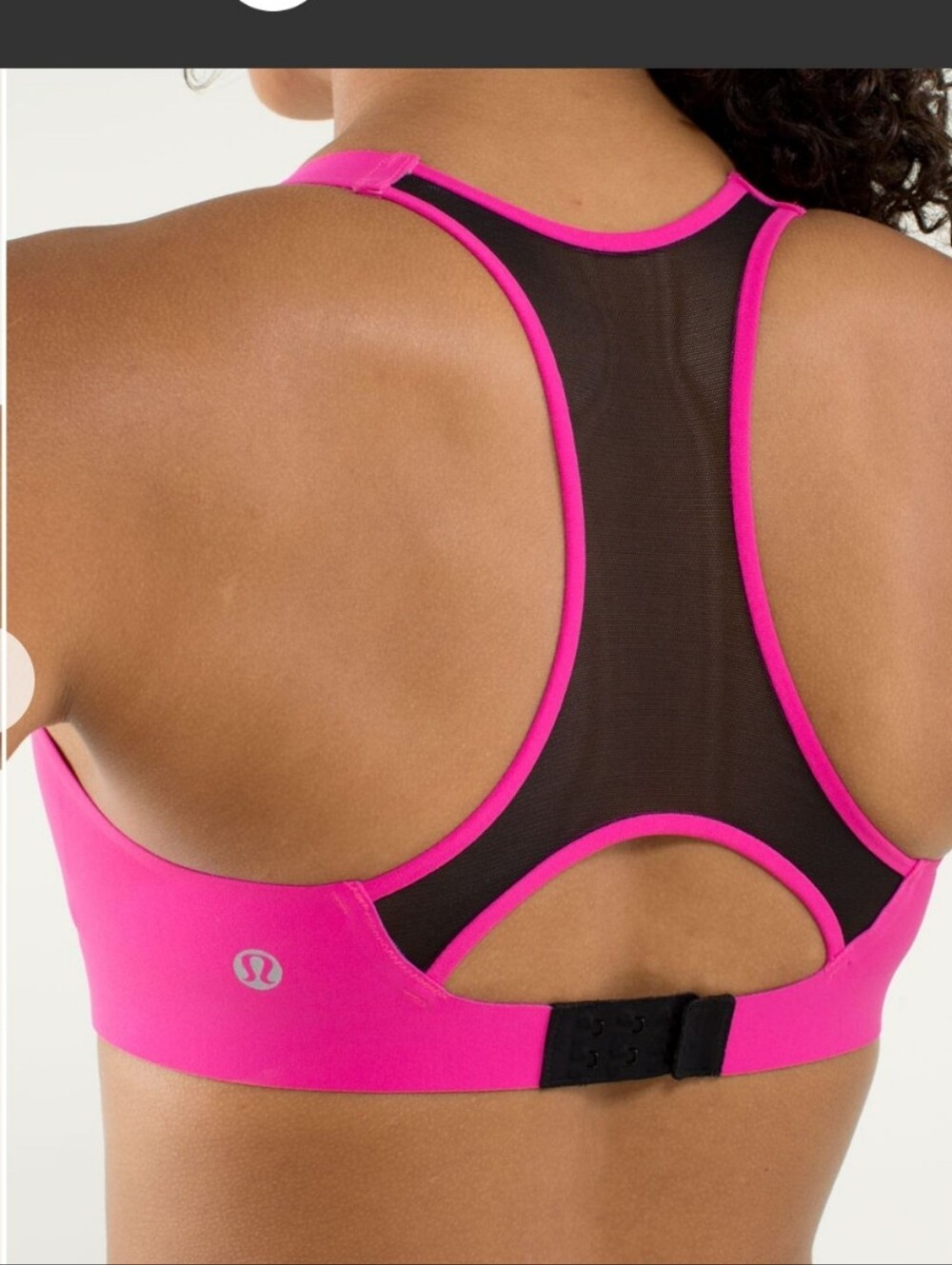 Lululemon Bitty Bracer Raspberry Glo Light, Size 36C